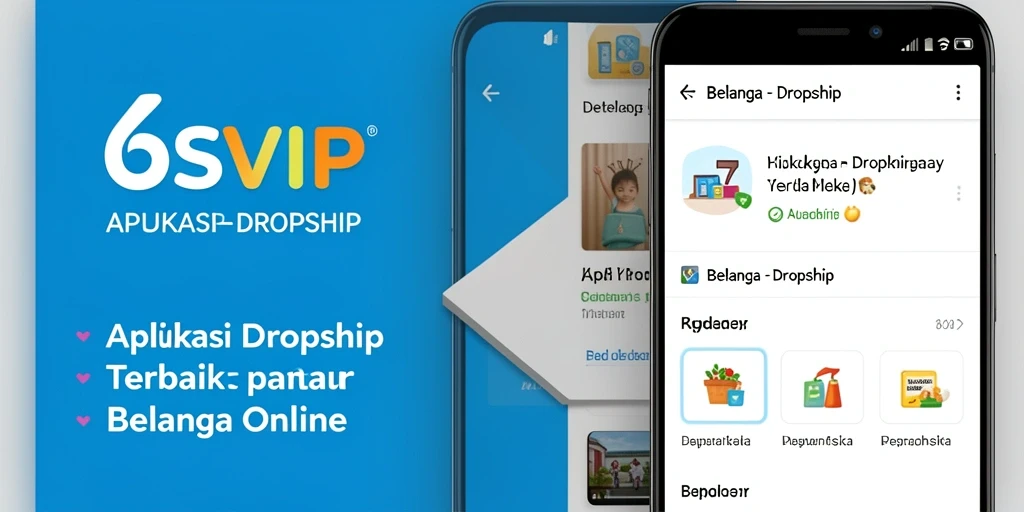 Tampilan antarmuka aplikasi 6SVIP yang memudahkan pengguna untuk berbelanja.