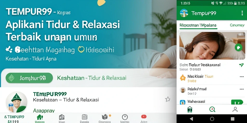 Antarmuka TEMPUR99 yang menenangkan dan ramah pengguna.