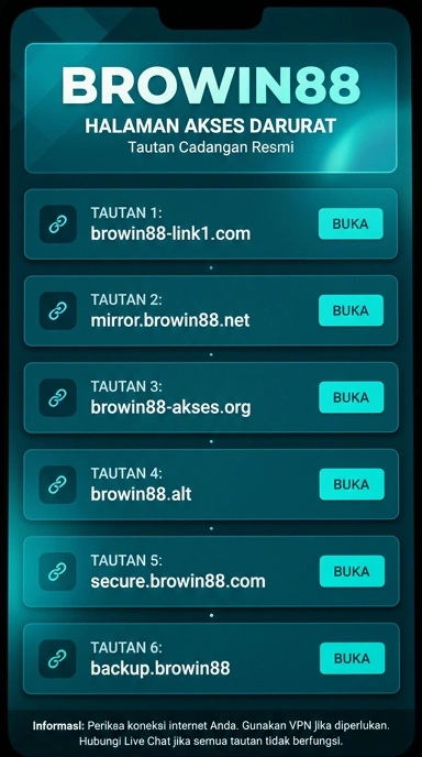 Tampilan link alternatif browin88